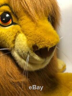 EUC Douglas Lion King Simba Plush Stuffed Disney Huge Jumbo Mufasa 1994 Nestle