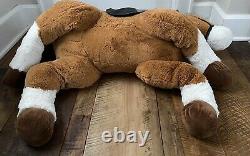 Extra Large Horse Plush With Saddle 50x40 Rare Stuffed Animal Hugfun Intl