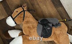 Extra Large Horse Plush With Saddle 50x40 Rare Stuffed Animal Hugfun Intl