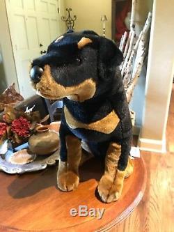 Extremely rare douglas cuddle toys Bruno Rottweiler plush NWT, MINT condition