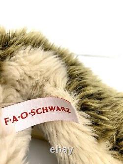 FAO Schwarz Wolf Plush 18 Realistic