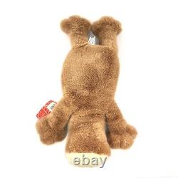 FIESTA Wilbear Pillow Plush Brown Bear Stuffed Animal 17 TAGS Big NOSE 1996 RARE