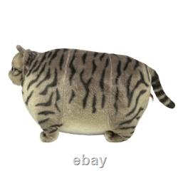 Fatty Zoo Cat silver tabby Stuffed Animals Japan Kawaii Neko 16 inches new JAPAN