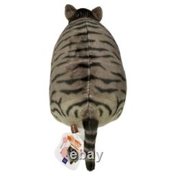 Fatty Zoo Cat silver tabby Stuffed Animals Japan Kawaii Neko 16 inches new JAPAN