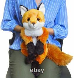 Fox & Raccoon Dog Set on your lap Realistic Plush Doll Sun Lemon