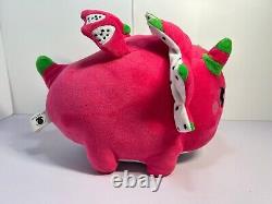 Fruitimals Pink Dragonfruit Dragon Kickstarter Reward Plush Stuffed Animal -RARE