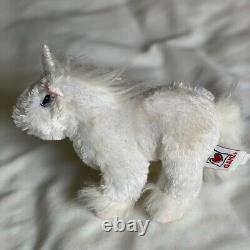 GANZ Webkinz Lil'Kinz Unicorn White HS069 Plush Stuffed Animal