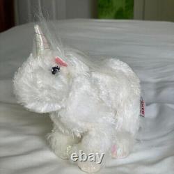 GANZ Webkinz Lil'Kinz Unicorn White HS069 Plush Stuffed Animal