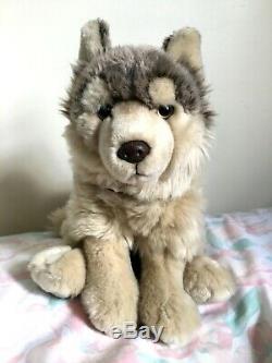 GANZ Webkinz Signature Timber Wolf Plush WKS1008 (No Code) Pre-owned