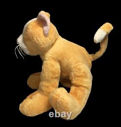 Ganz Acrobatz Cat LARGE Poseable Plush Stuffed Animal Orange Tabby H10858 RARE