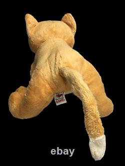 Ganz Acrobatz Cat LARGE Poseable Plush Stuffed Animal Orange Tabby H10858 RARE