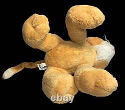 Ganz Acrobatz Cat LARGE Poseable Plush Stuffed Animal Orange Tabby H10858 RARE