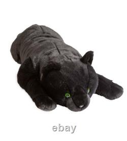 Giant Black Cat Body Pillow Velvet Soft Toy Animal Realistic Plush Jumbo Stuffed
