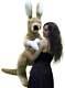 Giant Stuffed Kangaroo 42 Inches With Baby In Pouch Made In The Usa America