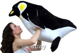 Giant Stuffed Penguin 30 Inch Big Soft Stuffed Animal Made in the USA America