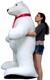 Giant Stuffed Polar Bear 5 Feet Tall Huge Stuffed Animal Made In Usa America