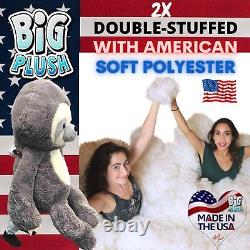 Giant Stuffed Sloth 7 Feet Tall 84 Inches Soft Big Plush Huge Stuffed Animal