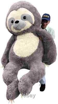 Giant Stuffed Sloth 7 Feet Tall 84 Inches Soft Big Plush Huge Stuffed Animal