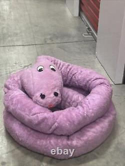 Giant Stuffed Snake 18 Feet Soft Purple Big Plush Serpent Stuffed Animal VTG