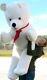 Giant White Teddy Bear 6 Feet Tall Soft Plush Huge Stuffed Animal Made In Usa