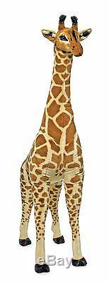 Gigantic Stuffed Giraffe Animal Big Plush Kids Toy 57.5 Inch Tall Lifelike Large