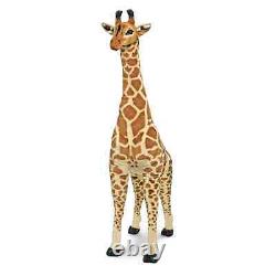 Gigantic Stuffed Giraffe Animal Plush Kids Toy 57.5 Tall Lifelike LG Soft Jumbo