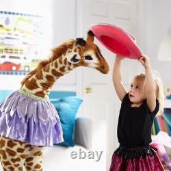 Gigantic Stuffed Giraffe Animal Plush Kids Toy 57.5 Tall Lifelike LG Soft Jumbo