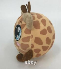Giraffe 5 Plush Round squishy Soft Stuffed Animal Toy Tush Tag Removed