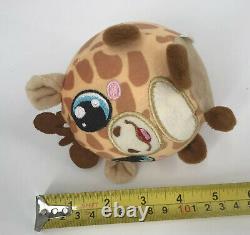 Giraffe 5 Plush Round squishy Soft Stuffed Animal Toy Tush Tag Removed