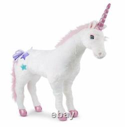 Girl Unicorn Plush Toy Stuffed Soft Kids Cuddly Animal 3ft Tall Surface Washable