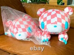 Gloomy Bear Chax GP Pink Harlequin Kimo Kawaii Plush Teddy #567 Toreba Japan