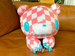 Gloomy Bear Chax GP Pink Harlequin Kimo Kawaii Plush Teddy #567 Toreba Japan