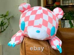 Gloomy Bear Chax GP Pink Harlequin Kimo Kawaii Plush Teddy #567 Toreba Japan