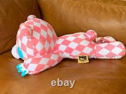 Gloomy Bear Chax GP Pink Harlequin Kimo Kawaii Plush Teddy #567 Toreba Japan