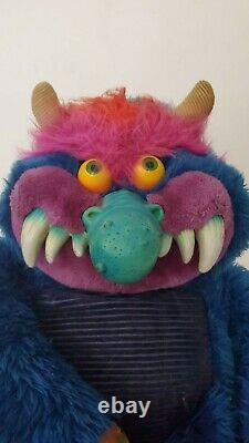 Grail AmToy My Pet Monster 24 Plush 1986 with both Handcuffs Good condition