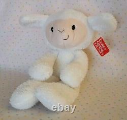 Gund Fuzzy White Lamb Stuffed Animal Sheep Plush Toy 12 Long Legs with Tag