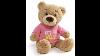 Gund Get Well T Shirt Teddy Bear Stuffed Animal Plush Pink 12 5