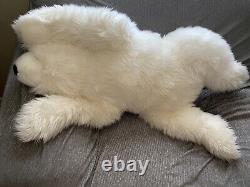 Gund PHILLIP Jumbo Polar Bear Plush Lying Flat 36 White Shaggy Realistic Stuff