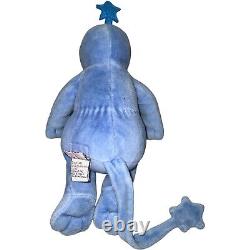 Gund Zwibble Dibble Blue Dinosaur Plush Stuffed Animal Plush 1988-1990 Star