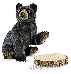 HANSA Bear Cub Plush, Black