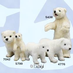 HANSA Polar Bear 25 BH7042 NEW Realistic Plush Animals from JAPAN