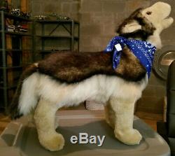 HFT NWOT Douglas Cheyenne Loup Wolf Stuffed Plush Animal Free Shipping