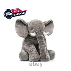 HOMILY Stuffed Elephant 24 Inch Giant Plush Animal Toy Perfect for Playtime