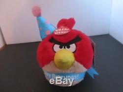 HTF 5 Angry Birds Seasons Happy Birthday Red, St. Patrick's Day Red Plush