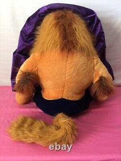 HTF Rare Disney Beast Plush Jumbo Large Beauty & The Beast 36 Tall Damaged