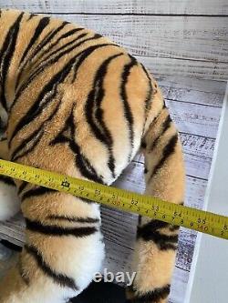 HUGE Life size TIGER Giant Stuffed Animal Soft Plush Realistic Big Cat Features