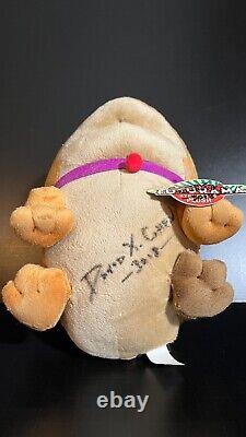 HYPNOTOAD DAVID X COHEN SIGNED Stuffed Animal 2014 Groening VTG Futurama Plush