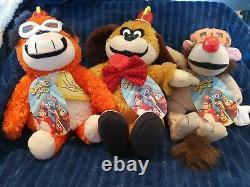 Hanna Barbara Collection Of 3 Banana Splits toys- voicebox versions (1 working!)