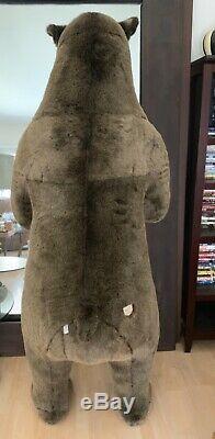 Hansa Life Size Grizzly Bear Plush Realistic Standing Prop 77 65 GORGEOUS