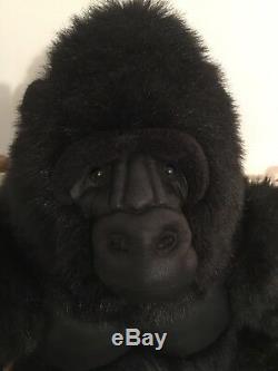 Hansa Life Size Realistic Stuffed Plush Gorilla